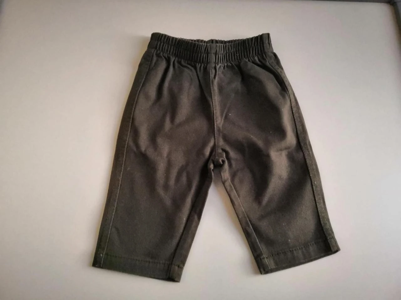 Conjunto de 3 piezas (Sobrecamisa de franela a cuadros + pantalón + camiseta) 3 meses Talla única – photo 4